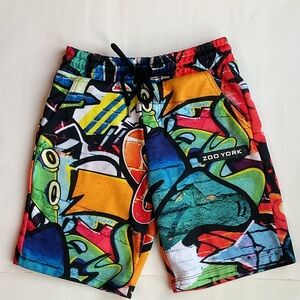 Zoo York Kids Multicolor Graphic Shorts